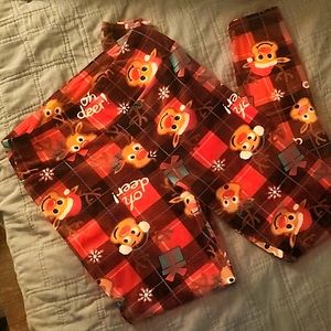 Fleece holiday pants